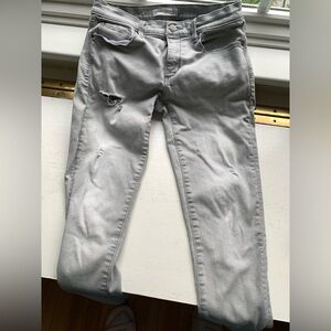 BANANA REPUBLIC Gray Skinny Ankle Jeans